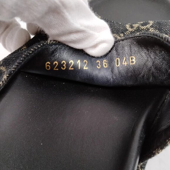 Authentic Gucci Sandals Women Blue Cotton mn334-121225 - Picture 8 of 8